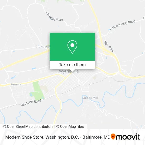 Modern Shoe Store map
