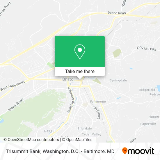 Trisummit Bank map