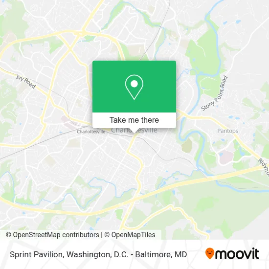 Sprint Pavilion map