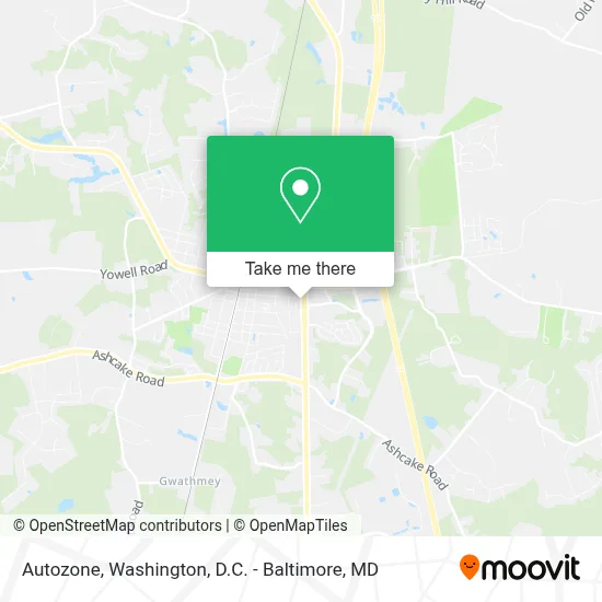 Autozone map