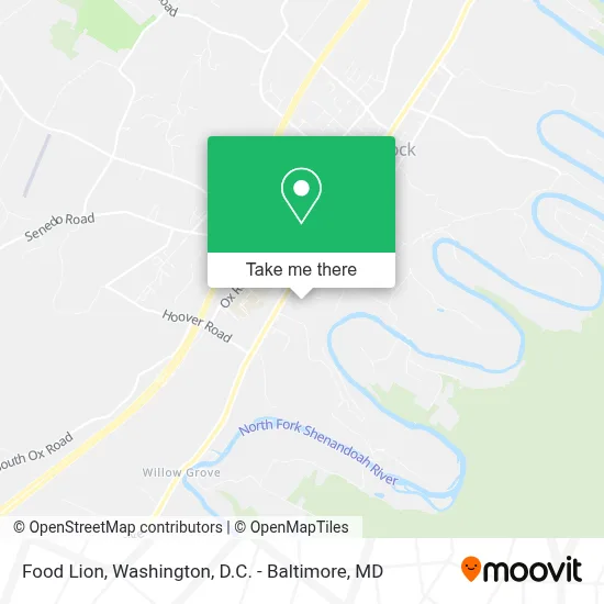 Food Lion map