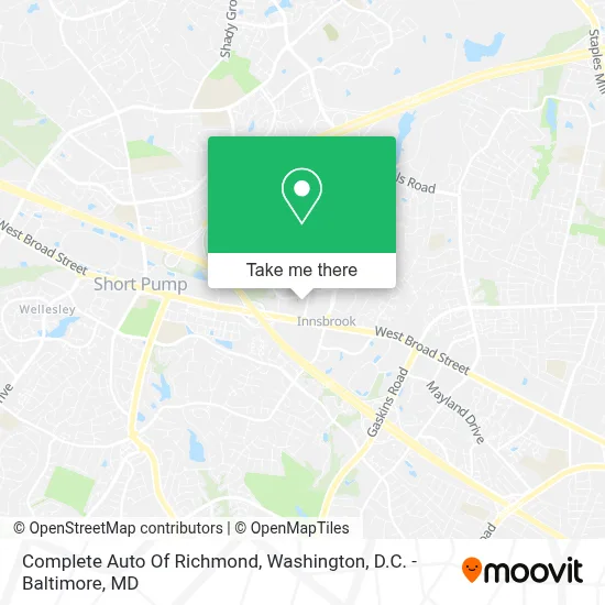 Complete Auto Of Richmond map