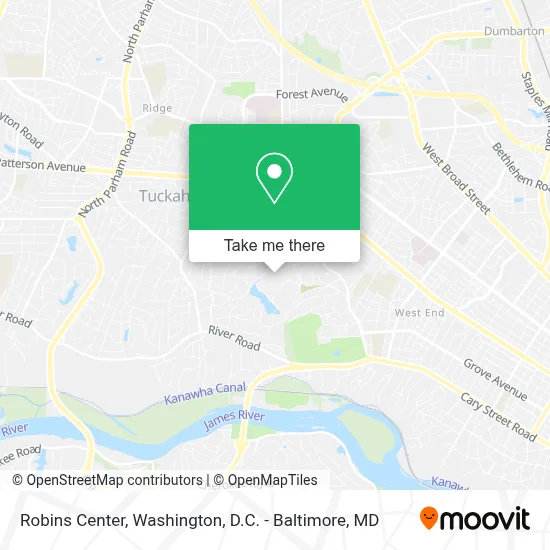 Robins Center map