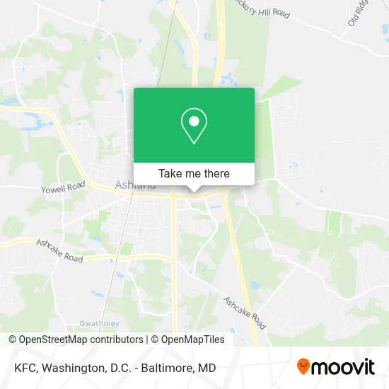 Kfc map