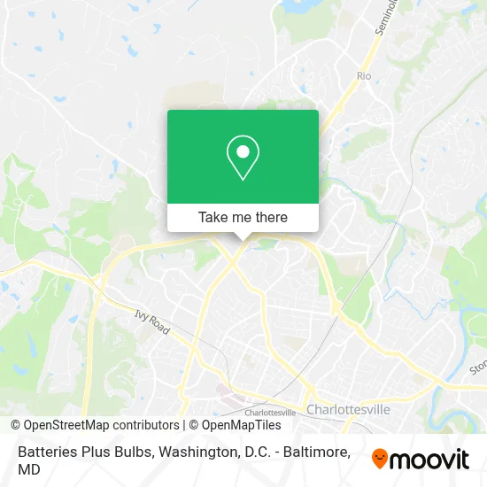 Batteries Plus Bulbs map