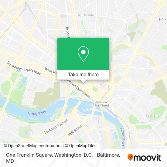 One Franklin Square map