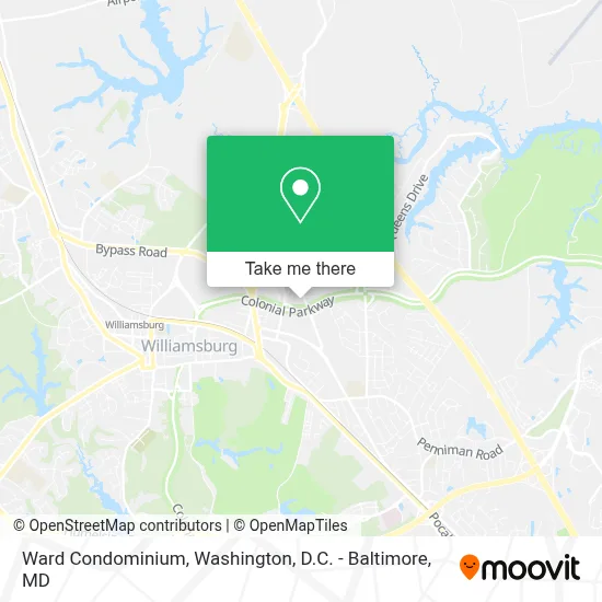 Ward Condominium map