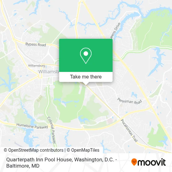 Quarterpath Inn Pool House map