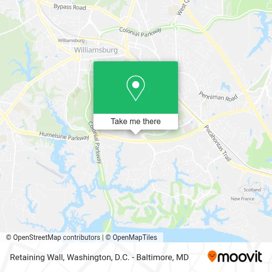 Retaining Wall map