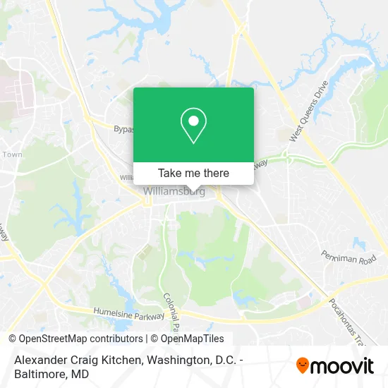 Alexander Craig Kitchen map