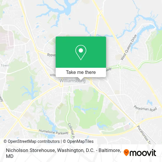Nicholson Storehouse map
