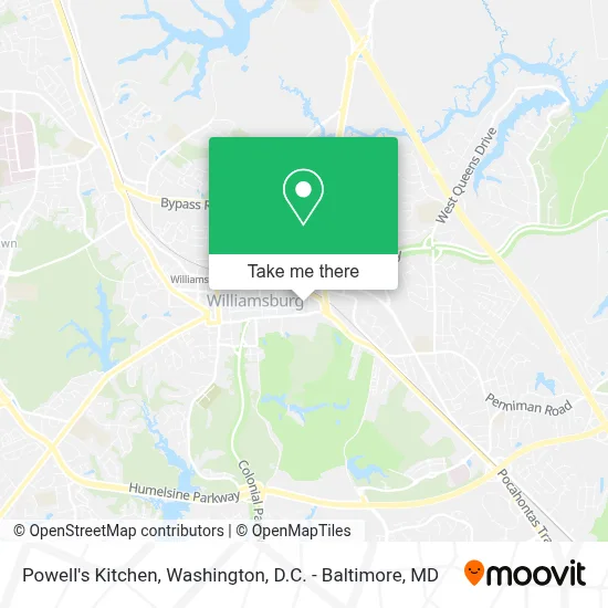 Powell's Kitchen map