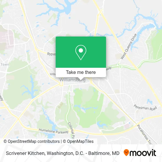 Scrivener Kitchen map