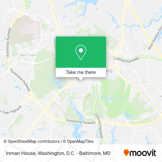 Inman House map