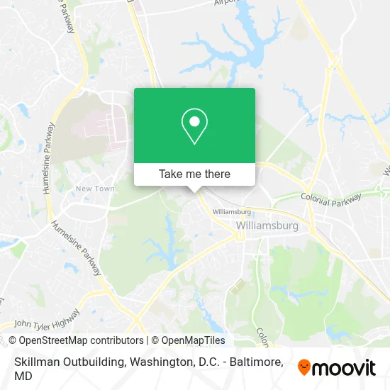 Skillman Outbuilding map