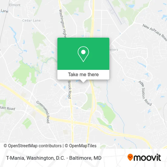 T-Mania map