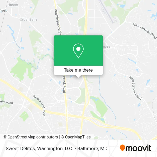 Sweet Delites map