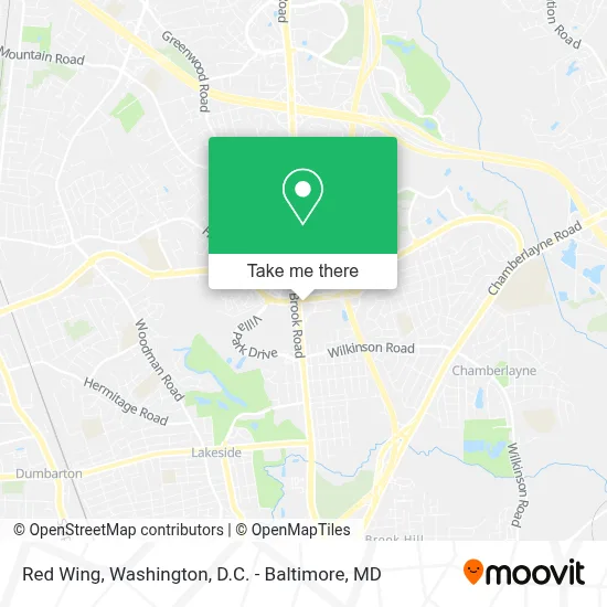 Red Wing map