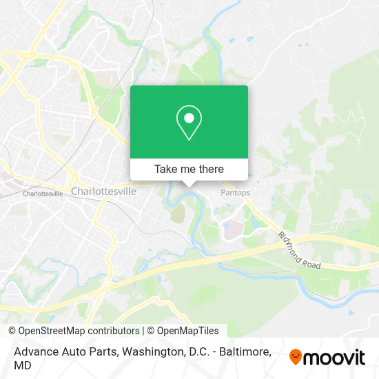 Advance Auto Parts map
