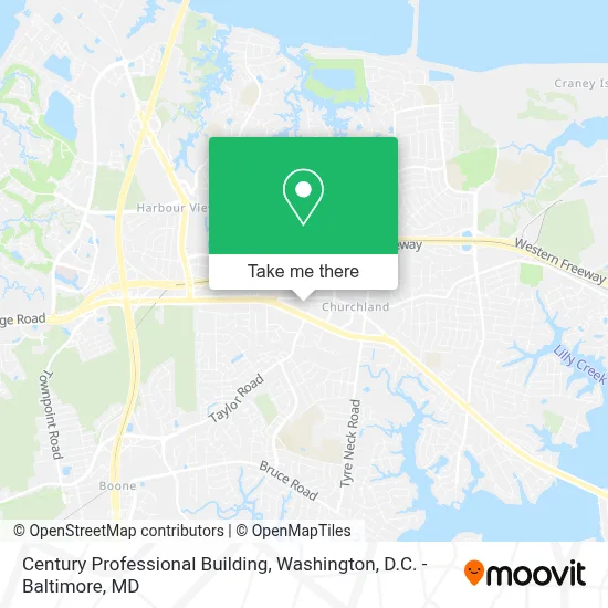 Century Professional Building map