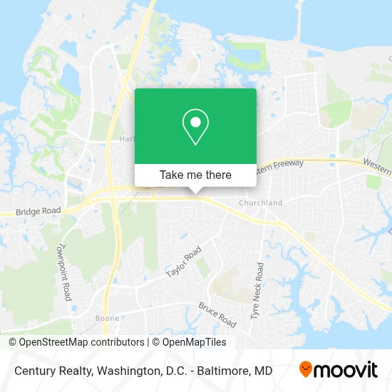 Century Realty map