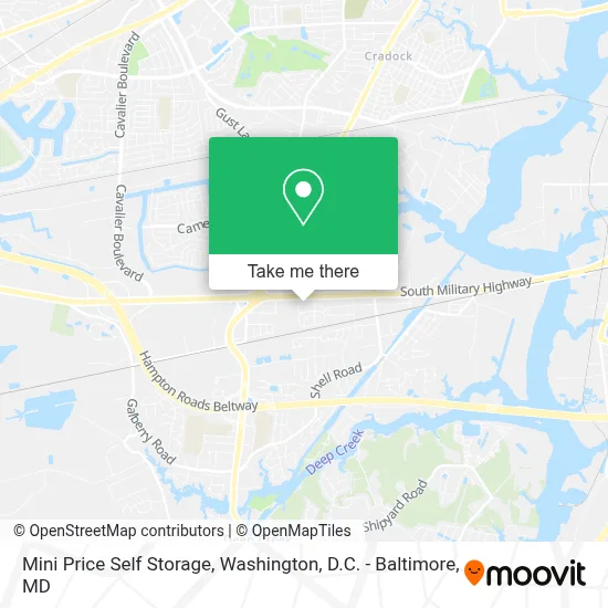 Mini Price Self Storage map