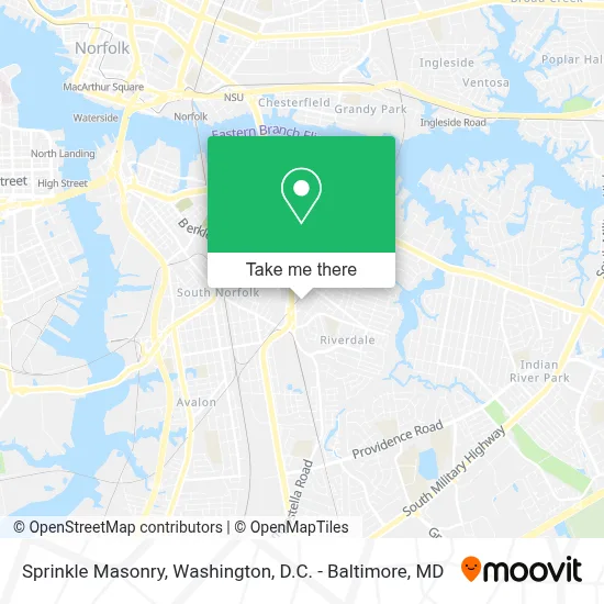 Sprinkle Masonry map