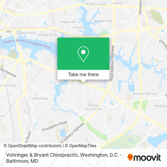 Vohringer & Bryant Chiropractic map