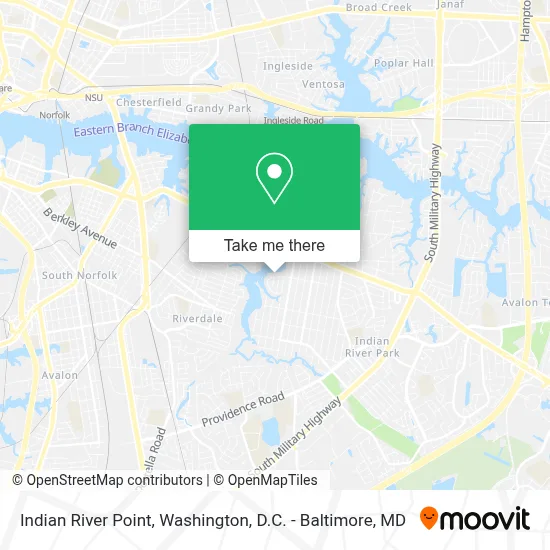 Indian River Point map