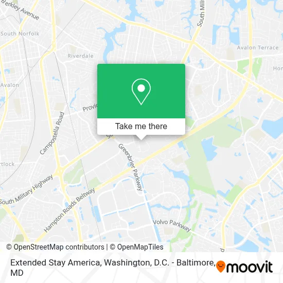 Extended Stay America map