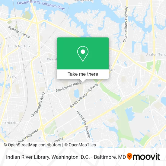 Indian River Library map