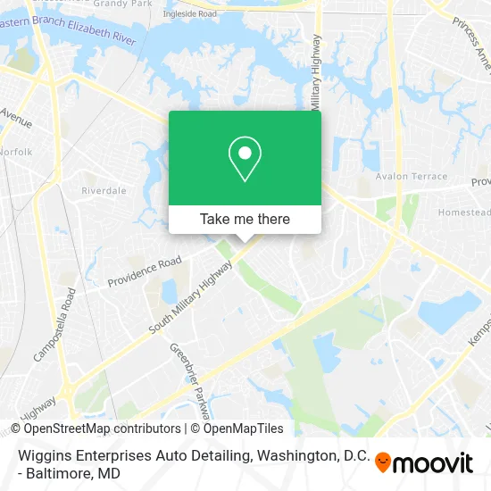 Wiggins Enterprises Auto Detailing map
