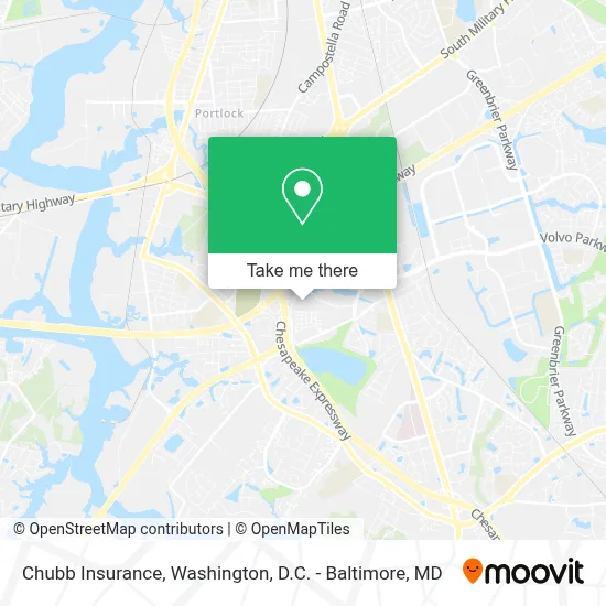 Chubb Insurance map