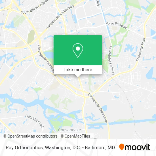 Roy Orthodontics map