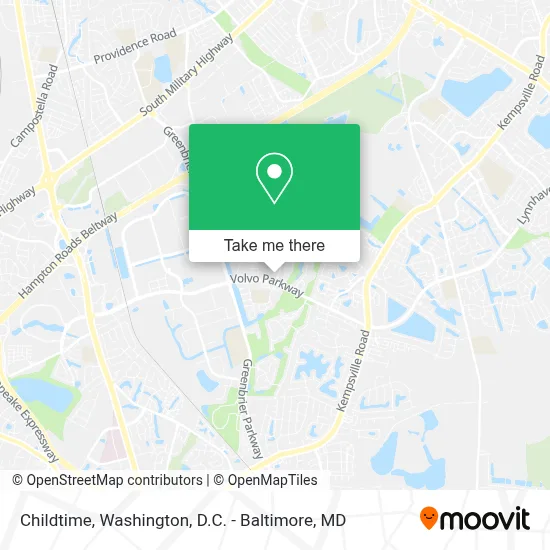 Childtime map