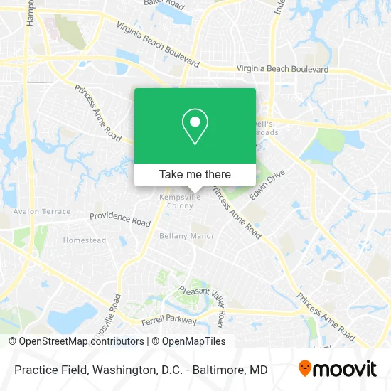 Practice Field map