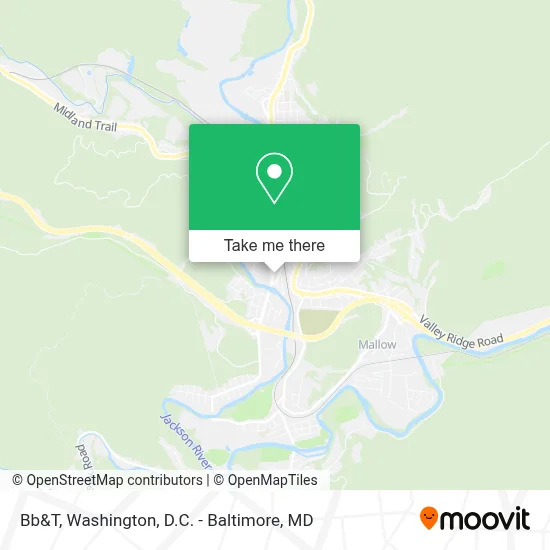Bb&T map