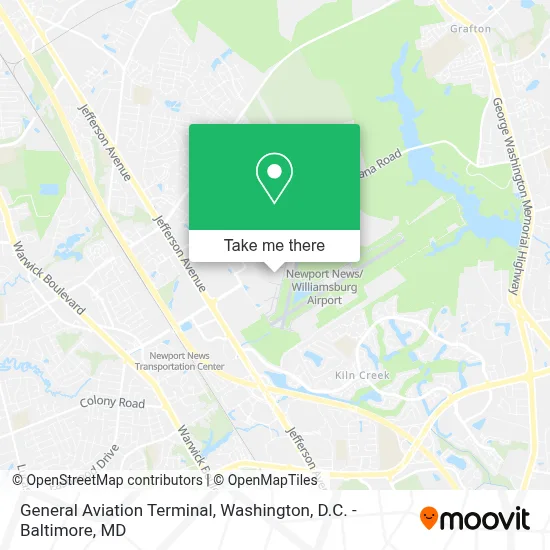 General Aviation Terminal map