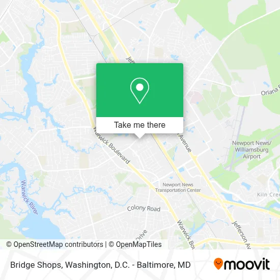Bridge Shops map