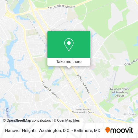 Hanover Heights map