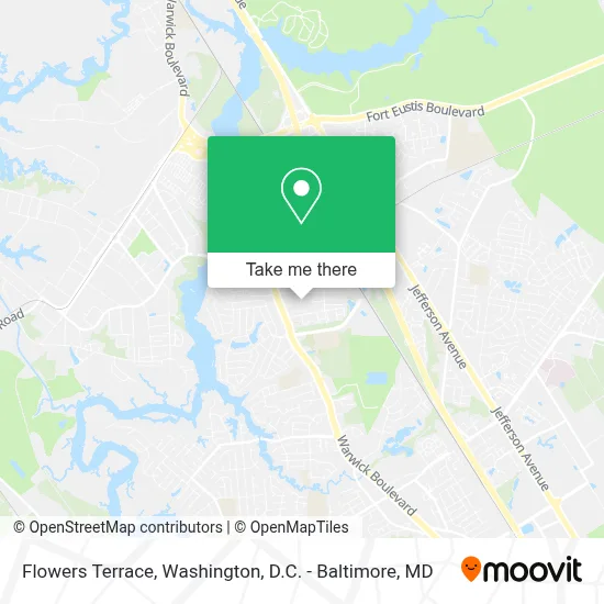 Flowers Terrace map
