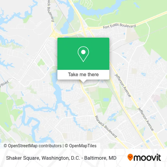 Shaker Square map
