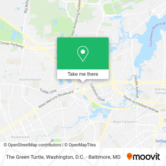 The Green Turtle map