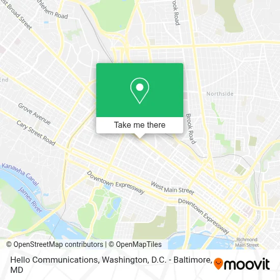 Hello Communications map