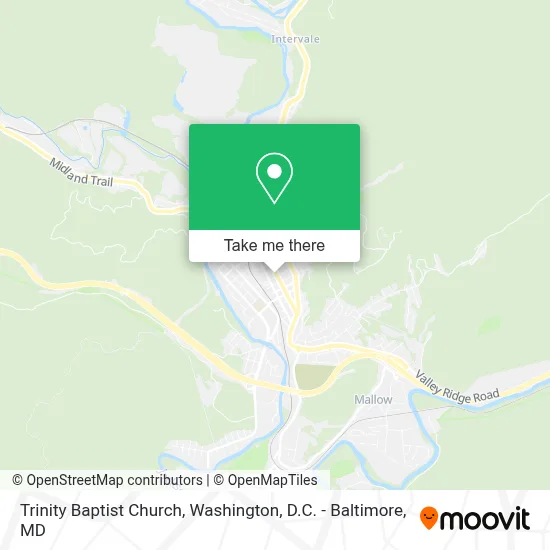 Trinity Baptist Church map
