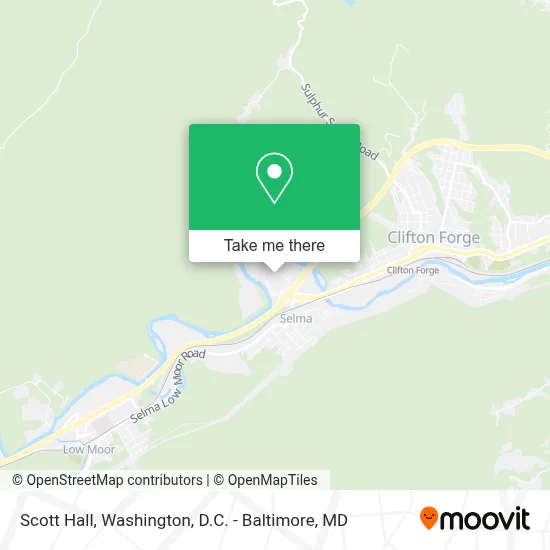 Scott Hall map