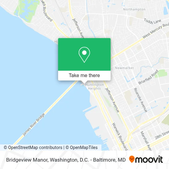 Bridgeview Manor map