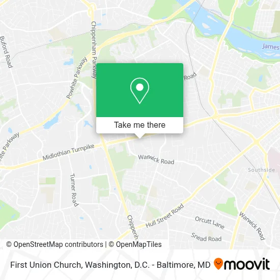 First Union Church map