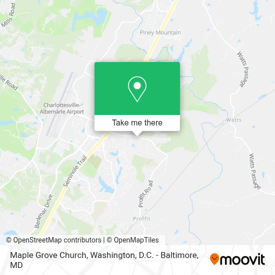 Maple Grove Church map