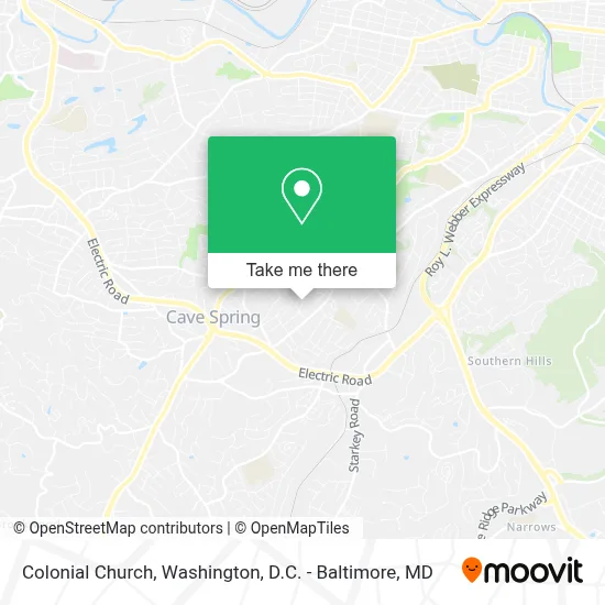 Colonial Church map